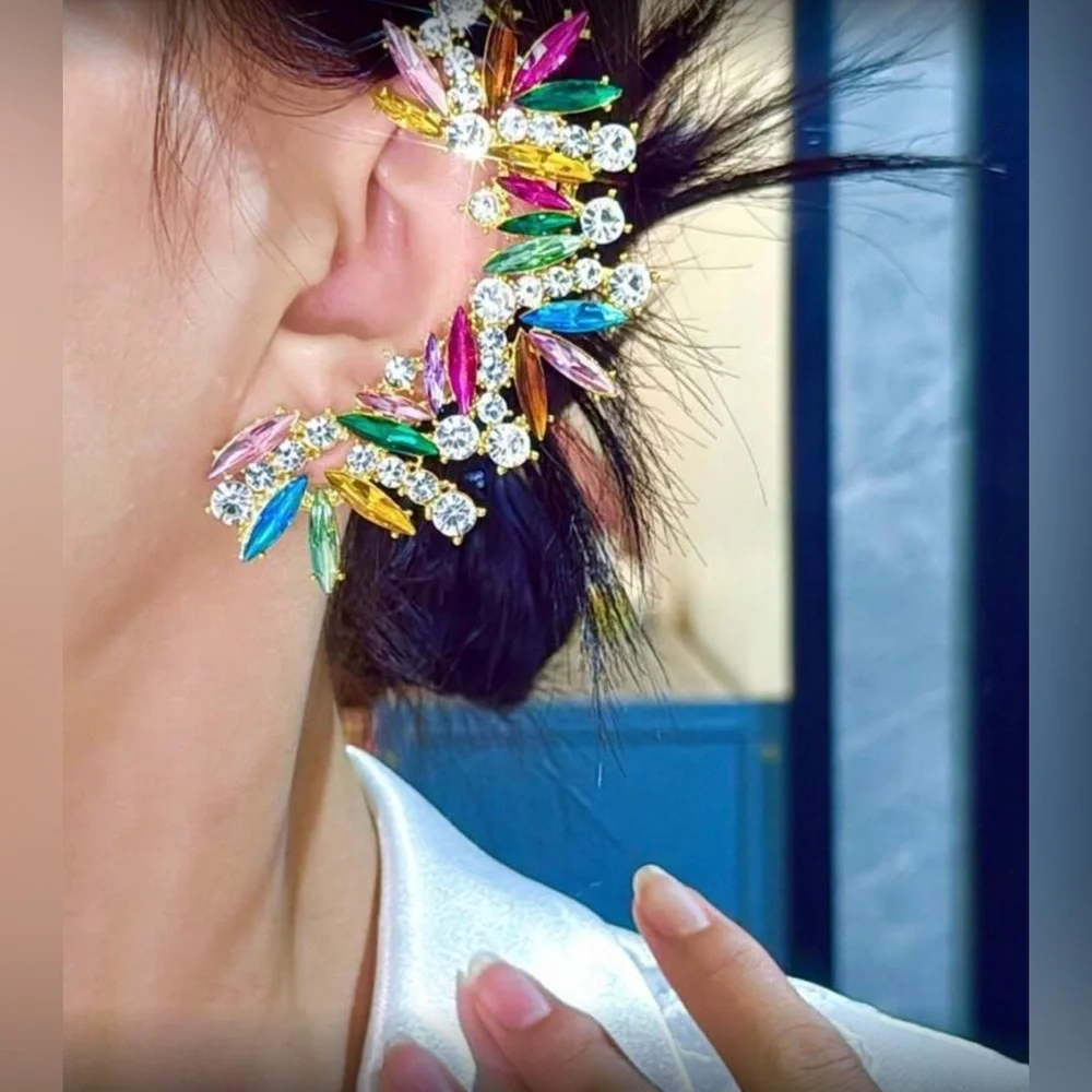✨NEW Colorful Crystal Ear Cuffs - 2